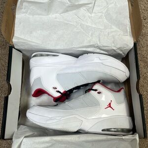 Jordan Max Aura 3 White Pure Platinum Size 10 Men’s